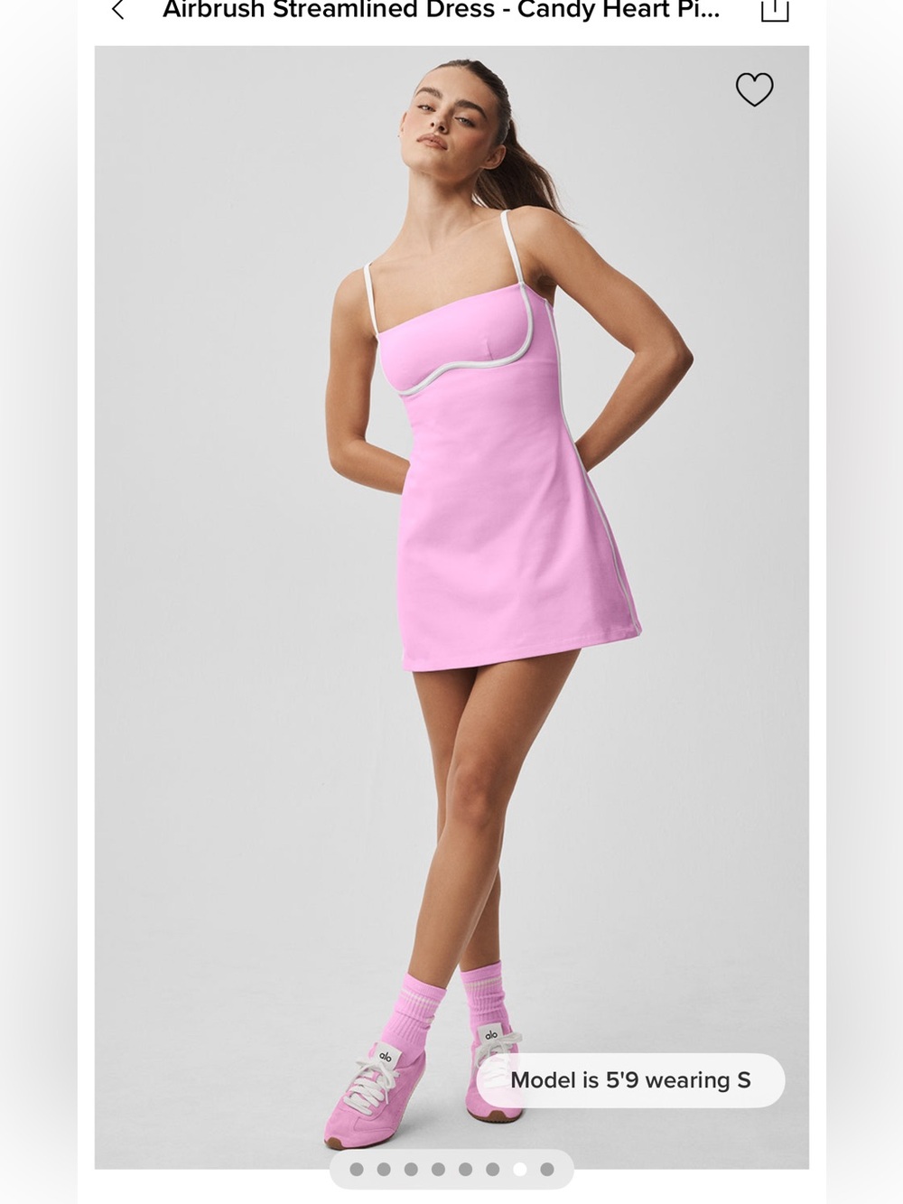 ALO Yoga Airbrush Streamlines Dress